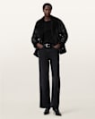 Sola Shearling Biker Jacket