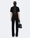 Regular-fit knitted T-shirt
