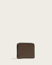 Lena Hex Zip Up Leather Wallet