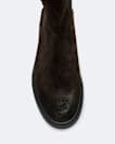 Suede knee high boots