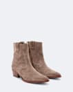Jura Suede Zip-Up Dress Boots