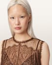 Clara Lace Trim Sleeveless Top