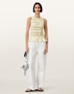 Marion Shirred Sleeveless Top