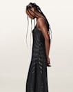 Leona V-Neck Maxi Slip Dress