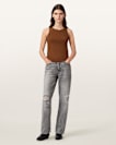 Rina Crew Neck Sleeveless Tank Top