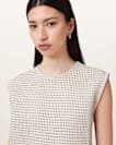 Nessa Woven Leather Mini Dress