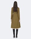 Marley asymmetric cotton poplin shirt dress