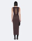 Sleeveless bodycon midi dress