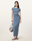 Katarina Short Sleeve Slim Fit Midi Dress