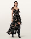Sienna Ruffle Maxi Dress