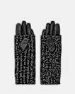 Zoya Knitted Cuff Leather Gloves