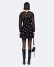 Split sleeve midi dress