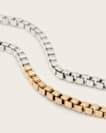 Box Two Tone Necklace