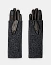 Zoya Knitted Cuff Leather Gloves