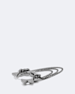 Spike Chain-Embellished Huggie Earrings