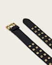 Nyla Double Eyelet Leather Belt