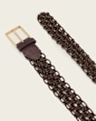 Ila Leather Woven Belt