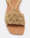 Donna Leather Rope Strappy Sandals