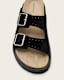 Randal Buckled Suede Sandals