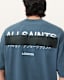 Redact Oversized Embroidered Logo T-Shirt