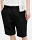 Ora Tallis Linen Blend Slim Fit Shorts