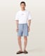 Asher Straight Fit Ramskull Sweat Shorts