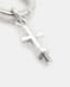 Jude Cross Hoop Earring