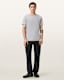 Figure Crew Neck Raw Edge T-Shirt
