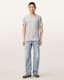 Figure Crew Neck Raw Edge T-Shirt