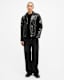 Badwan Slim Fit Leather Biker Jacket