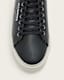 Underground Leather Low Top Trainers