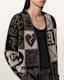 Barker Jacquard Cotton Knit Cardigan