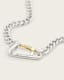 Carabiner Two Tone Necklace