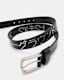Underground Studded Leather Belt