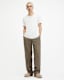Figure Crew Neck Raw Edge T-Shirt