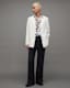 Canis Satin Trim Relaxed Fit Blazer