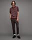 Stafford Short Sleeve Striped Polo Shirt