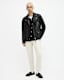 Warner Relaxed Fit Leather Biker Jacket
