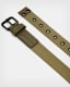 Jesse Webbing Leather Belt