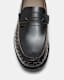 Sammy High Shine Leather Loafers