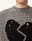 Luv Heart Oversized Knitted Jumper