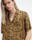 Carcle Leopard Print Relaxed Fit Shirt