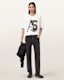 Scale Cropped Graphic T-Shirt