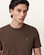 Brace Brushed Cotton Crew Neck T-Shirt