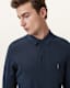Mode Merino Long Sleeve Ramskull Polo Shirt