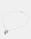 Feather Charm Sterling Silver Necklace