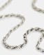 Rope Chain Sterling Silver Long Necklace
