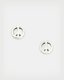 Peace Sterling Silver Mini Stud Earrings