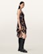 Gretel Asymmetric Tiered Midi Dress
