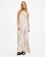 Sarah Avalon Halter Neck Tie Maxi Dress